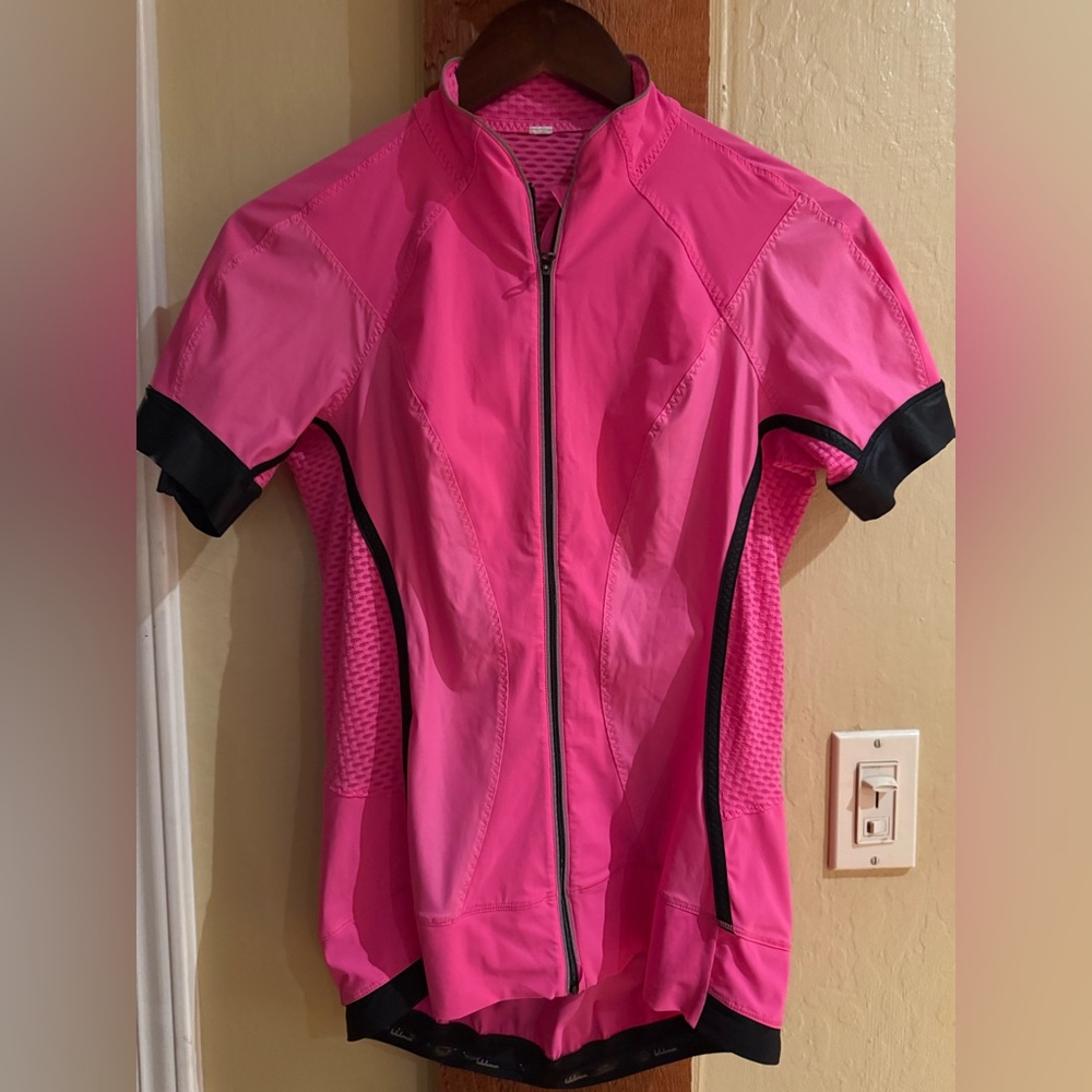 Lululemon Women’s Paceline Jersey in Pinkelicious Cycling Bike Biking